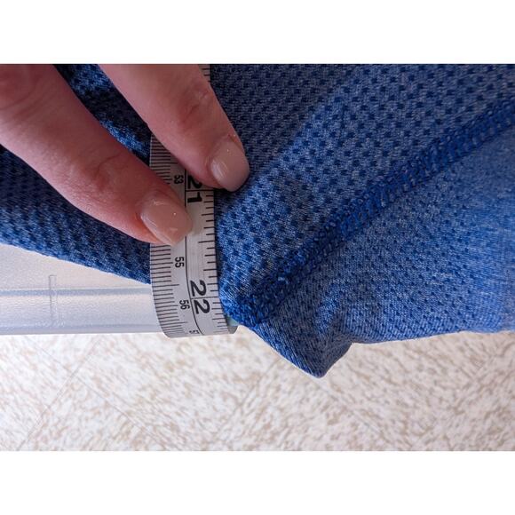 Lululemon Mens Blue Metal Vent Tech Shirt Active Athleisure Outdoor Layering LG - Picture 9 of 10